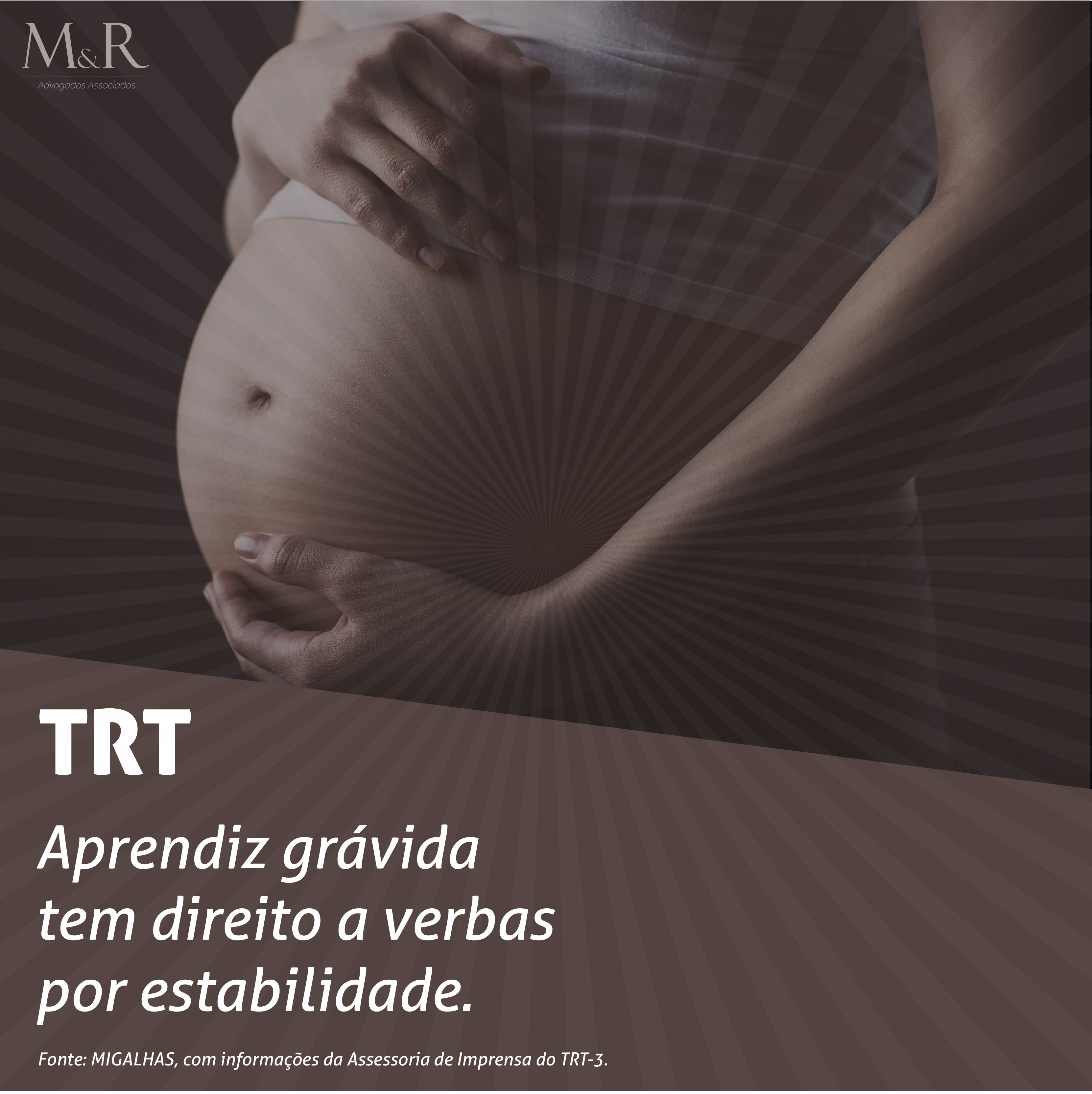 Aprendiz grávida tem direito a verbas por estabilidade – TRT